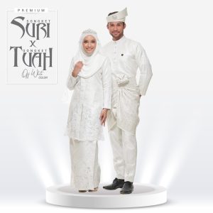 Set Suri & Tuah Premium Off White – Titanium