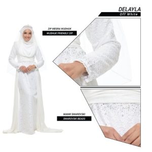 Set Dress Delayla Off White (6 ITEM)