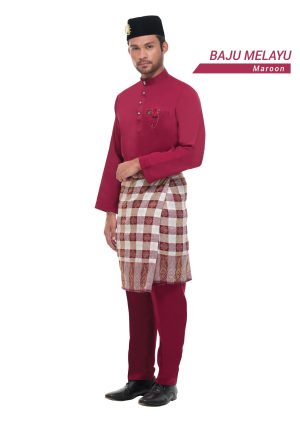 SET COUPLE JUWITA MAROON – COMPLATE PACKAGE