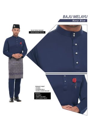 SET COUPLE JUWITA NAVY BLUE – BASIC PACKAGE