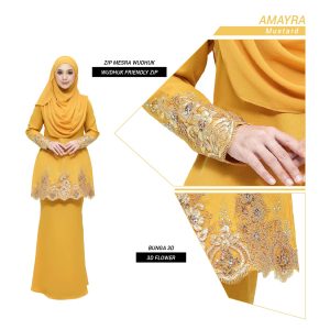 Set Amayra Mustard (4 ITEM)