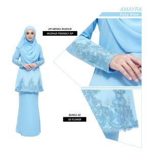 Set Amayra Baby Blue (4 ITEM)