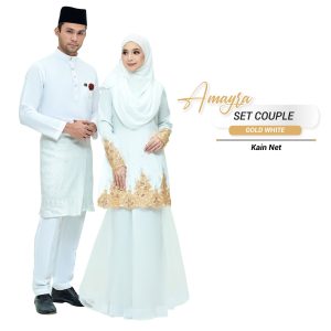 Couple Amayra Off White (Gold Lace) – 10 Item