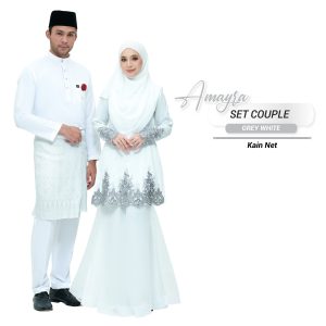 Couple Amayra Off White (Grey Lace) – 10 Item