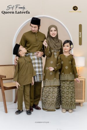 SET FAMILY QUEEN LATEEFA OLIVE