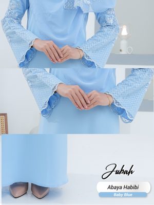 JUBAH ABAYA HABIBI BABY BLUE