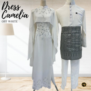 Set Couple Dress Camelia Exclusive – OFF WHITE