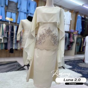 Set Kurung Luna 2.0 Cream (4 ITEM)