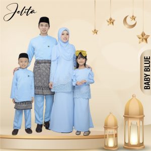 SET FAMILY JELITA BABY BLUE (4 ITEM)