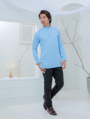 Kurta Abu Bakar Baby Blue