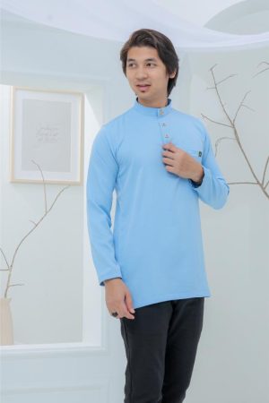 Kurta Abu Bakar Baby Blue