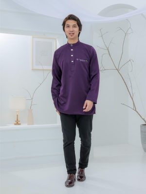 Kurta Abu Bakar Dark Purple