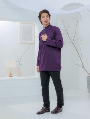 Kurta Abu Bakar Dark Purple