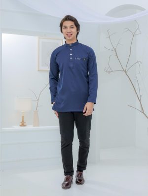 Kurta Abu Bakar Navy Blue