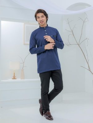 Kurta Abu Bakar Navy Blue