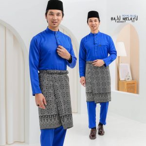 Baju Melayu Sakura Royal Blue