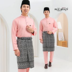 Baju Melayu Sakura Peach