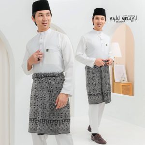 Baju Melayu Sakura Off White