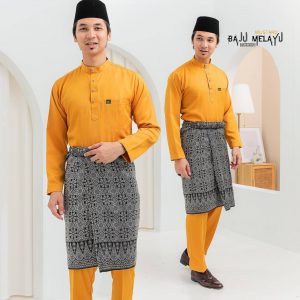 Baju Melayu Sakura Mustard