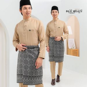 Baju Melayu Sakura Nude / Soft Brown