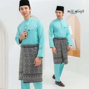 Baju Melayu Sakura Mint Green