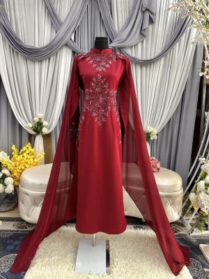 Full Set Dress Melinda Exclusive – MAROON