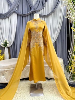 Full Set Dress Melinda Exclusive – MUSTARD