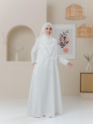 Jubah Abaya Safiyah Off White