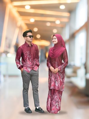 Batik Moden – Maroon