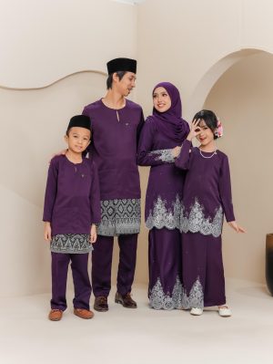 SET FAMILY UMAIRA DARK PURPLE